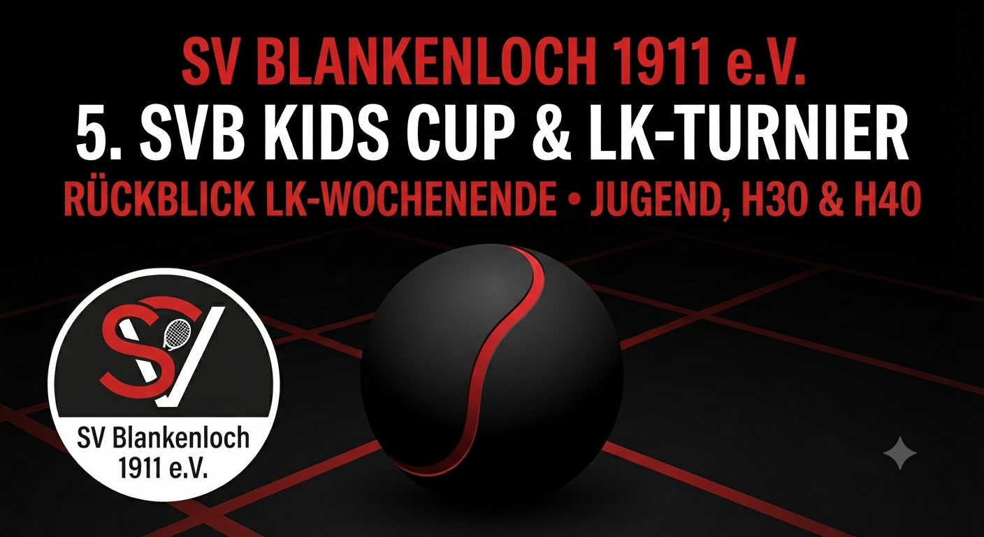 LK Turnier Wochenende beim SVB